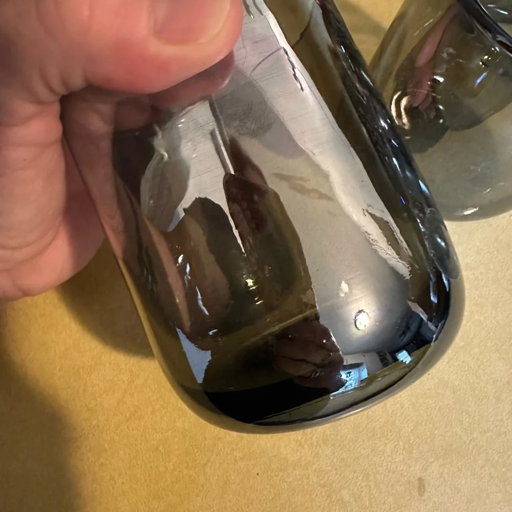 West Elm,Recycled Mexican Old Fashioned Glass Set, see pictures,description